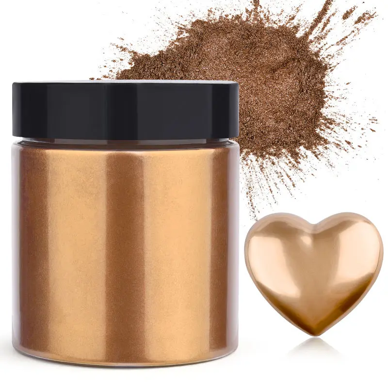 Resin Dye Opaque - 50g/Bottle Metallic Glitter Powder Gold Silver