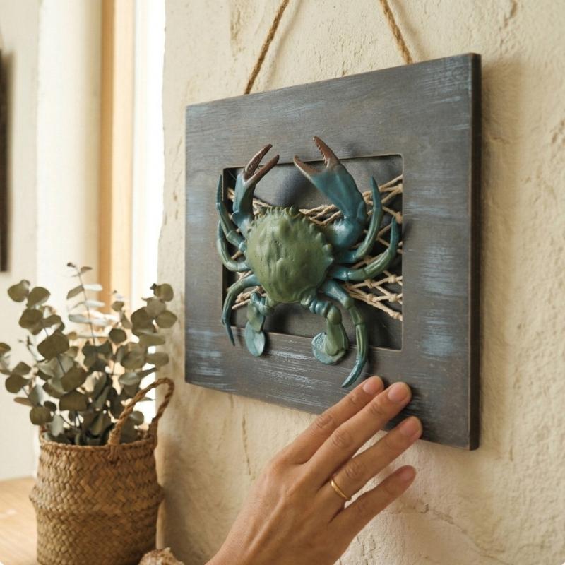 Resin Art Beach Theme - Gỗ Hải lý Kiểu dáng Tôm