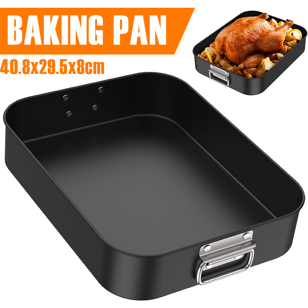 Tray Mold Rectangle - Deep Baking Pan Rectangle Carbon Steel