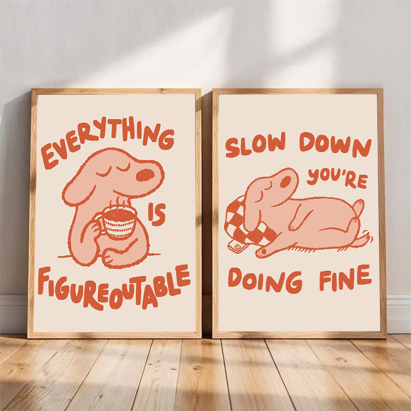 Resin Art Quote - Everything Is Figureoutable Modern Positive Quote