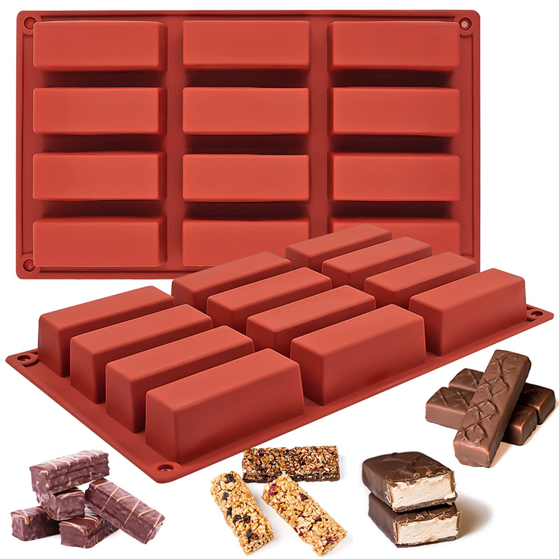 Tray Mold Rectangle - Rectangle Silicone Candy Molds for Baking