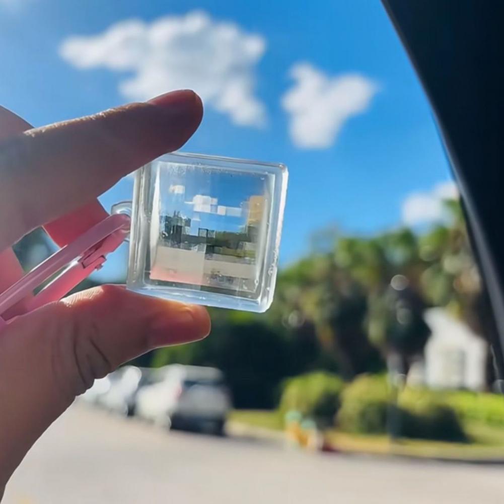 Resin Art Design Keychain - Bag Charm Pixel Style Acrylic Pendant