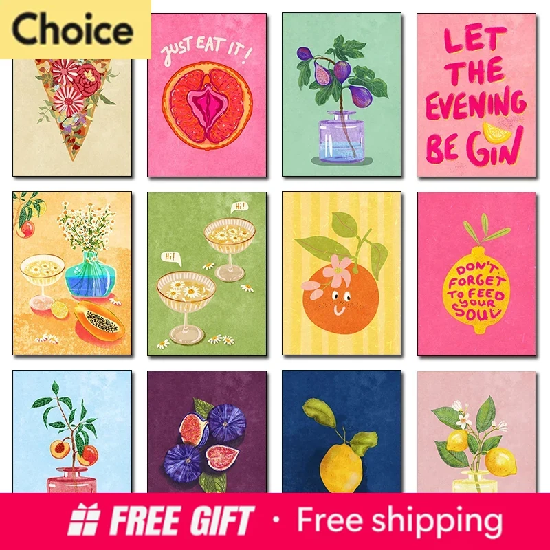 Resin Art Home Decor - 2026 Just Eat It Illustration Wall