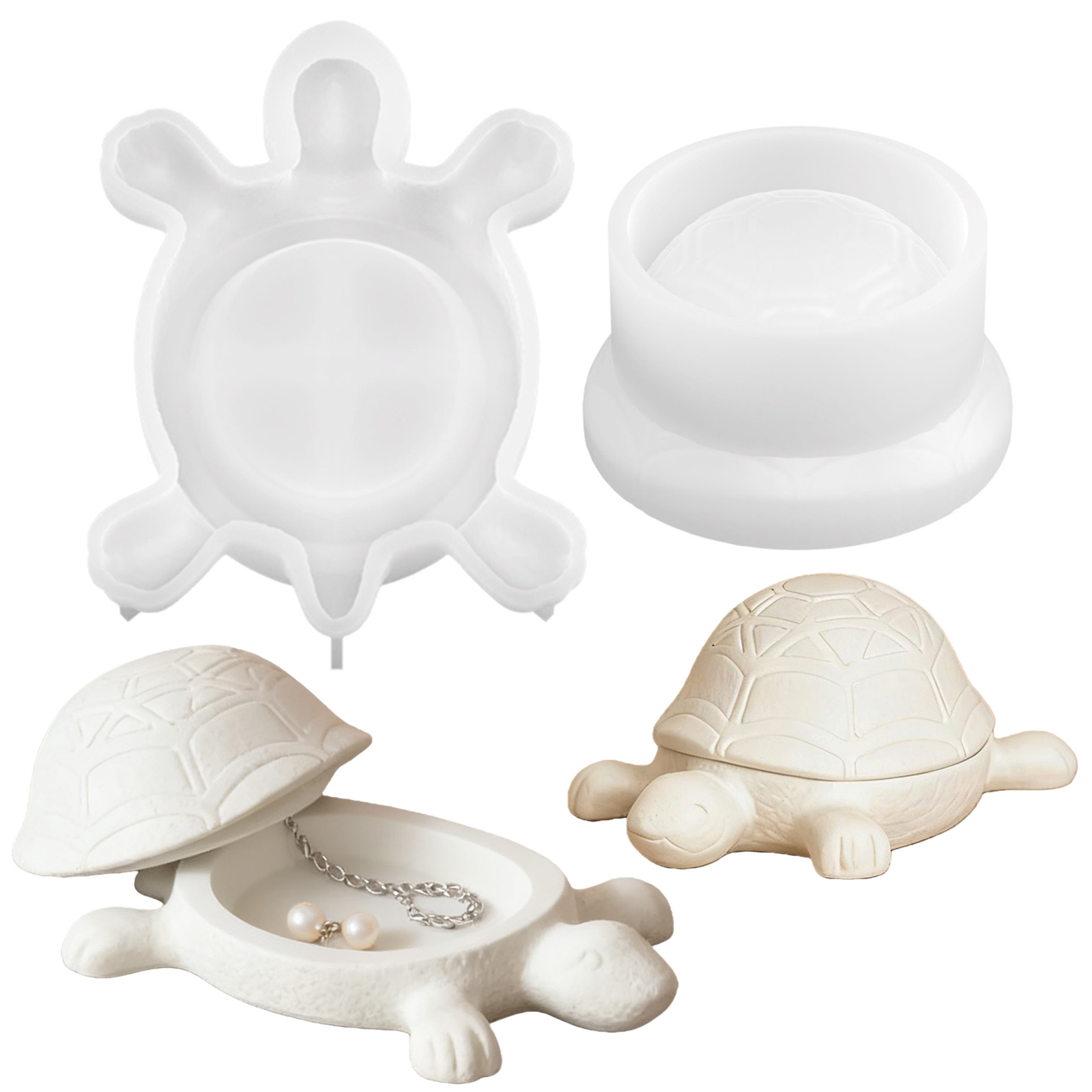 Resin Art Table - DIY Storage Box Mould Turtle Casting