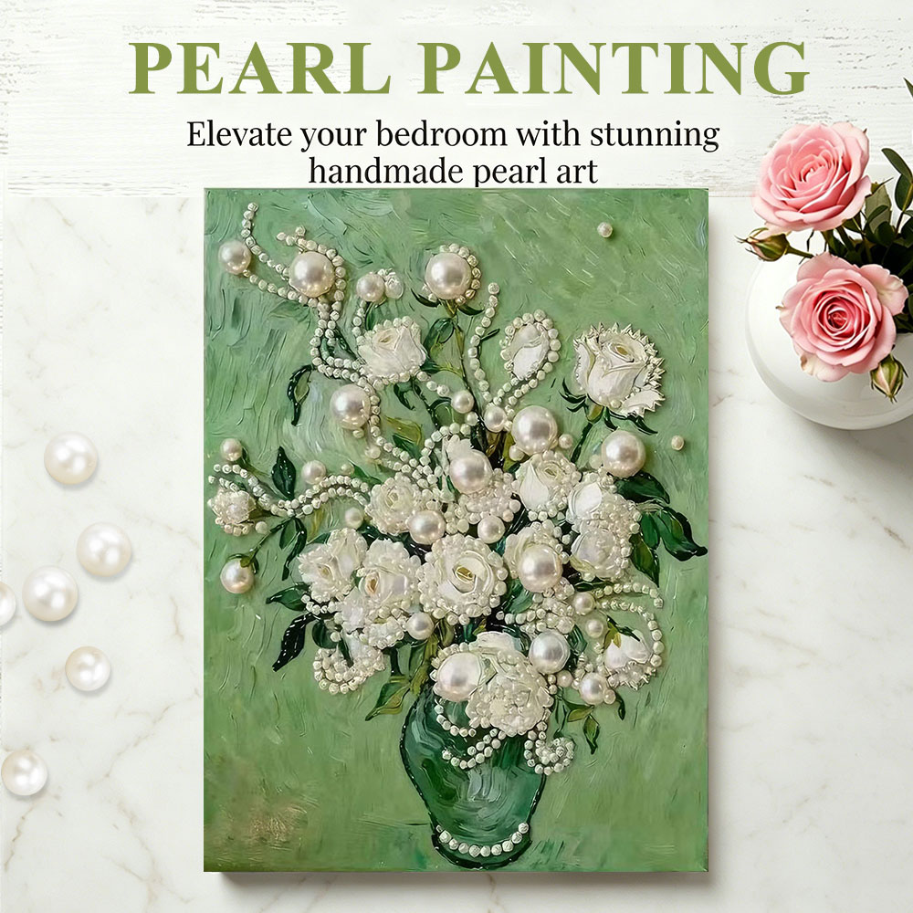 Resin Art For Rose - Huacan DIY Pearl Art Painting kits