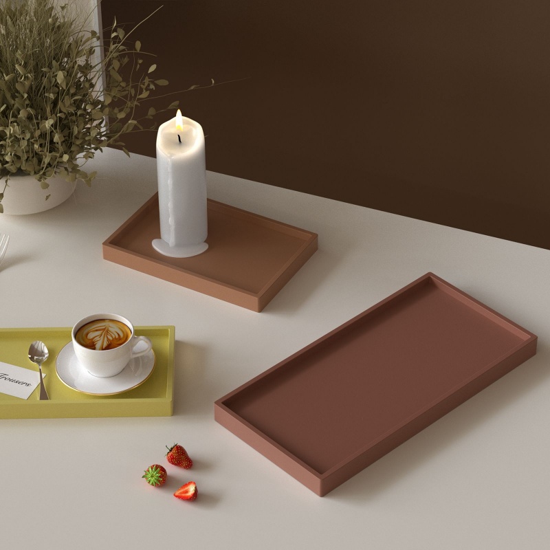 DIY Concrete Rectangle Storage - đánh giá và giá Tray Mold Rectangle