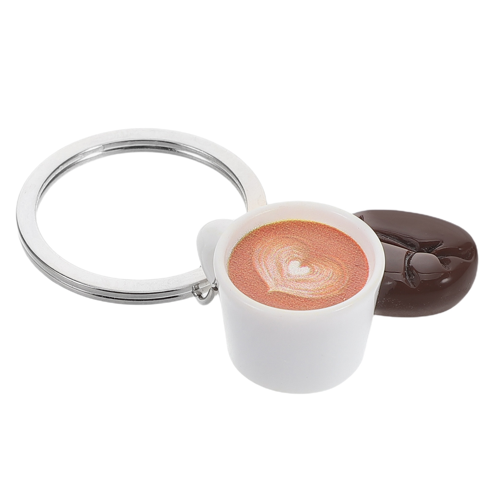 Coffee Bean Keychain Elegant L - đánh giá và giá Resin Art Design Keychain