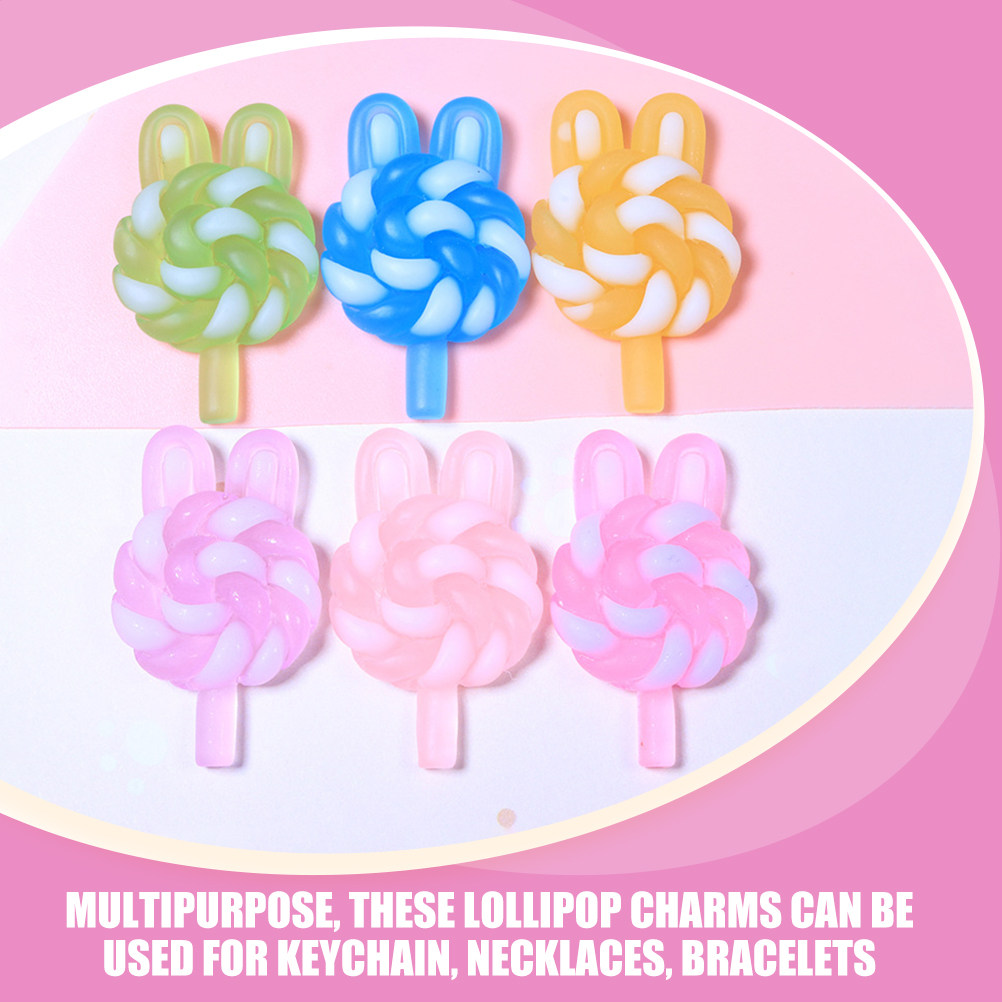 24Pcs Cute Cartoon Lollipop Ch - đánh giá và giá Resin Art And Craft