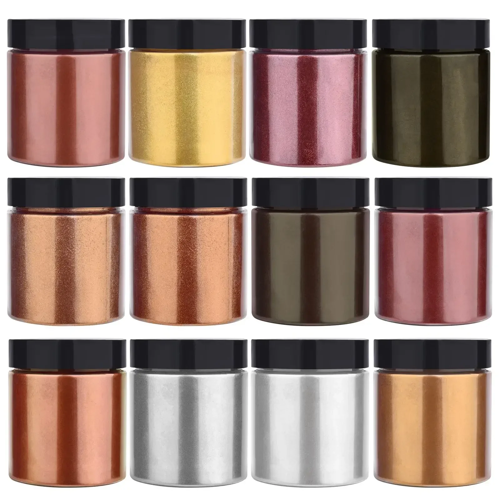 50g/Bottle Metallic Glitter Po - đánh giá và giá Resin Dye Opaque