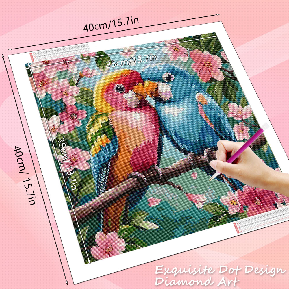 HUACAN Diamond Painting Bird F - đánh giá và giá Resin Art For Rose