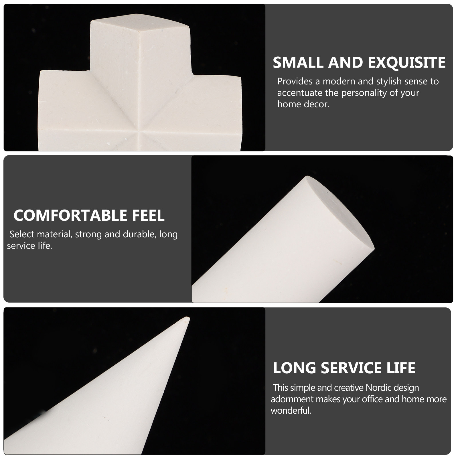 10Pcs Resin Geometrical Sculpt - đánh giá và giá Resin Art Learning