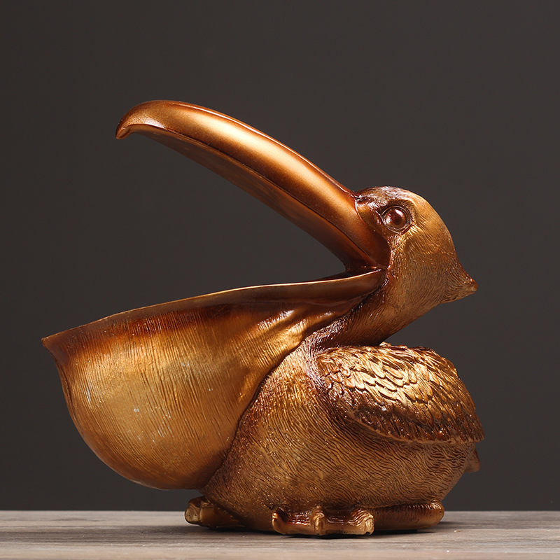 Pelican Bird Ornament Retro Re - đánh giá và giá Resin Art Table