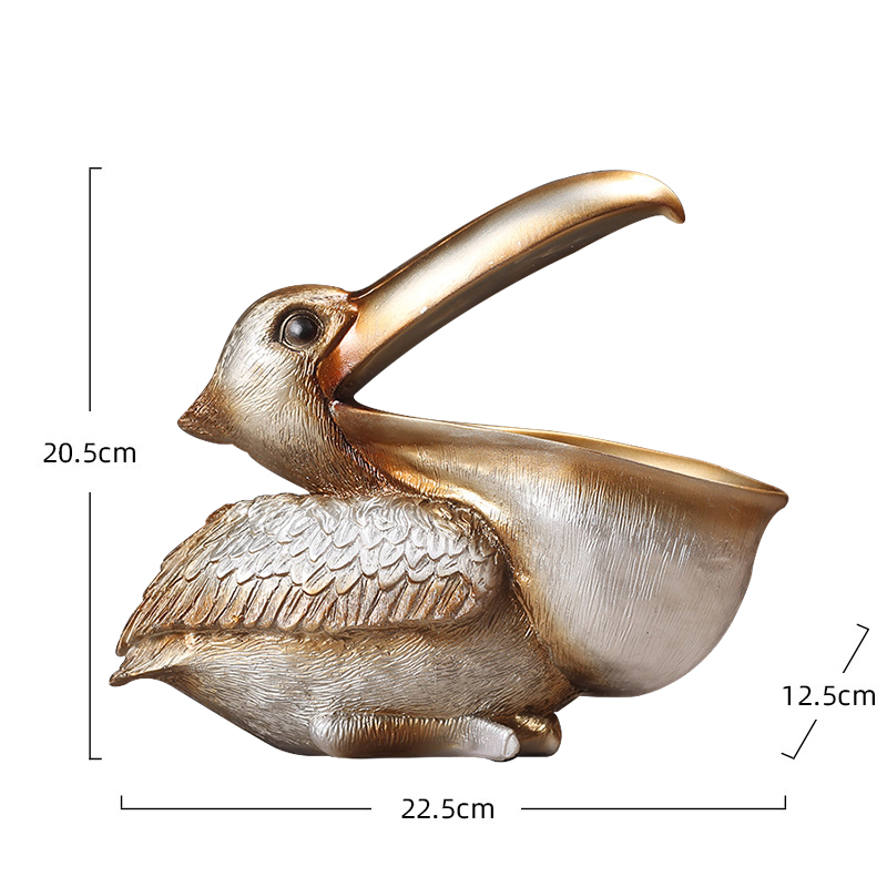 Pelican Bird Ornament Retro Re - đánh giá và giá Resin Art Table
