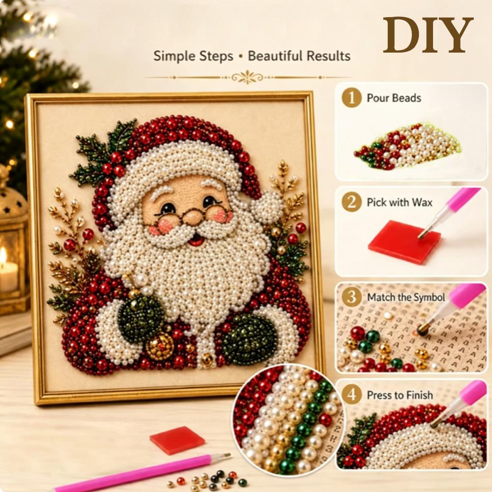 Christmas Santa Claus Pearl Ar - đánh giá và giá Resin Art And Craft