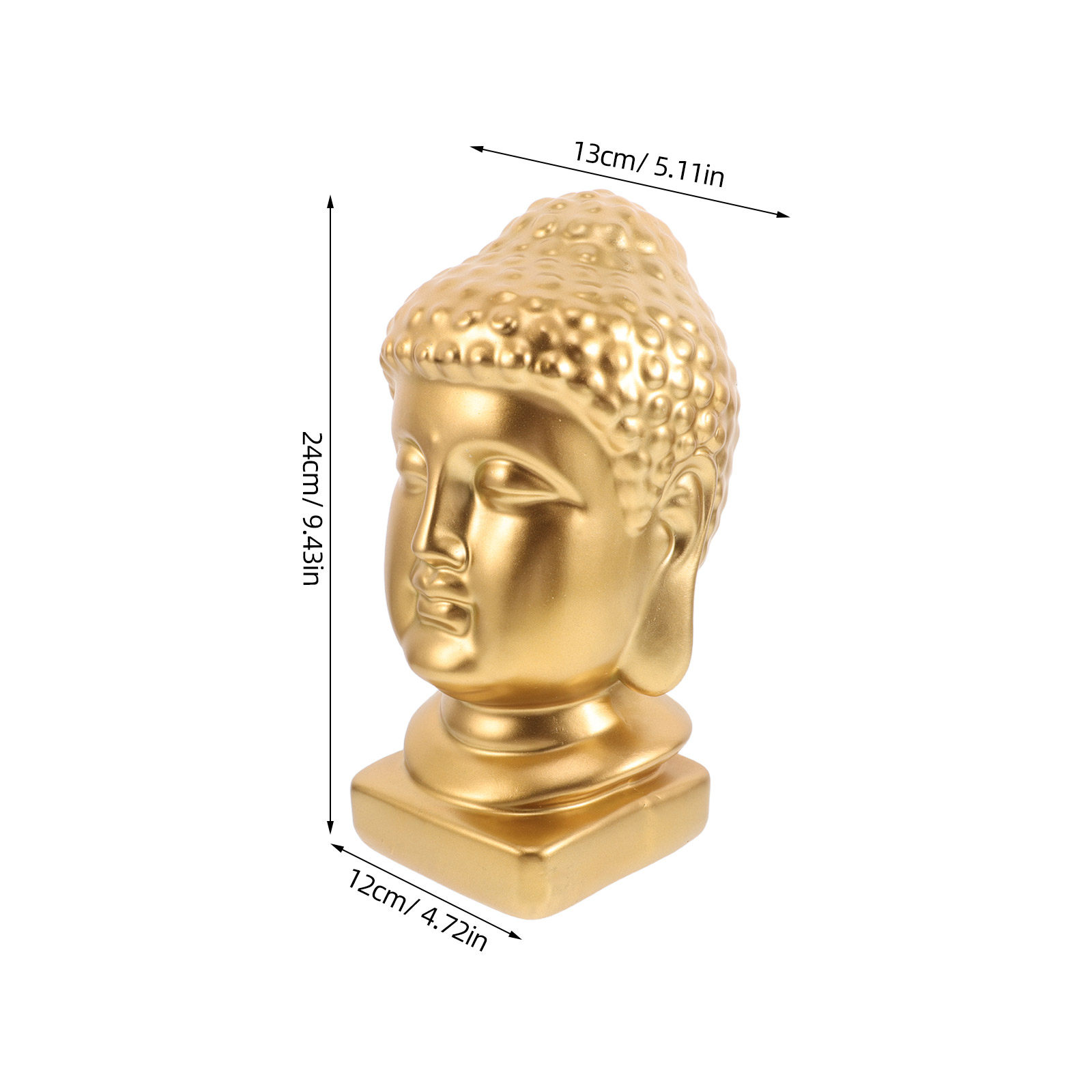 Resin Buddha Head Art Statue E - đánh giá và giá Resin Art Home Decor