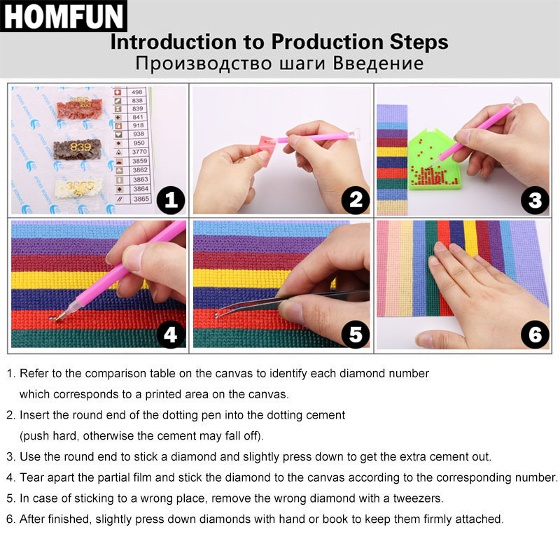 HOMFUN AB 5D DIY Diamond Embro - đánh giá và giá Resin Art Underwater