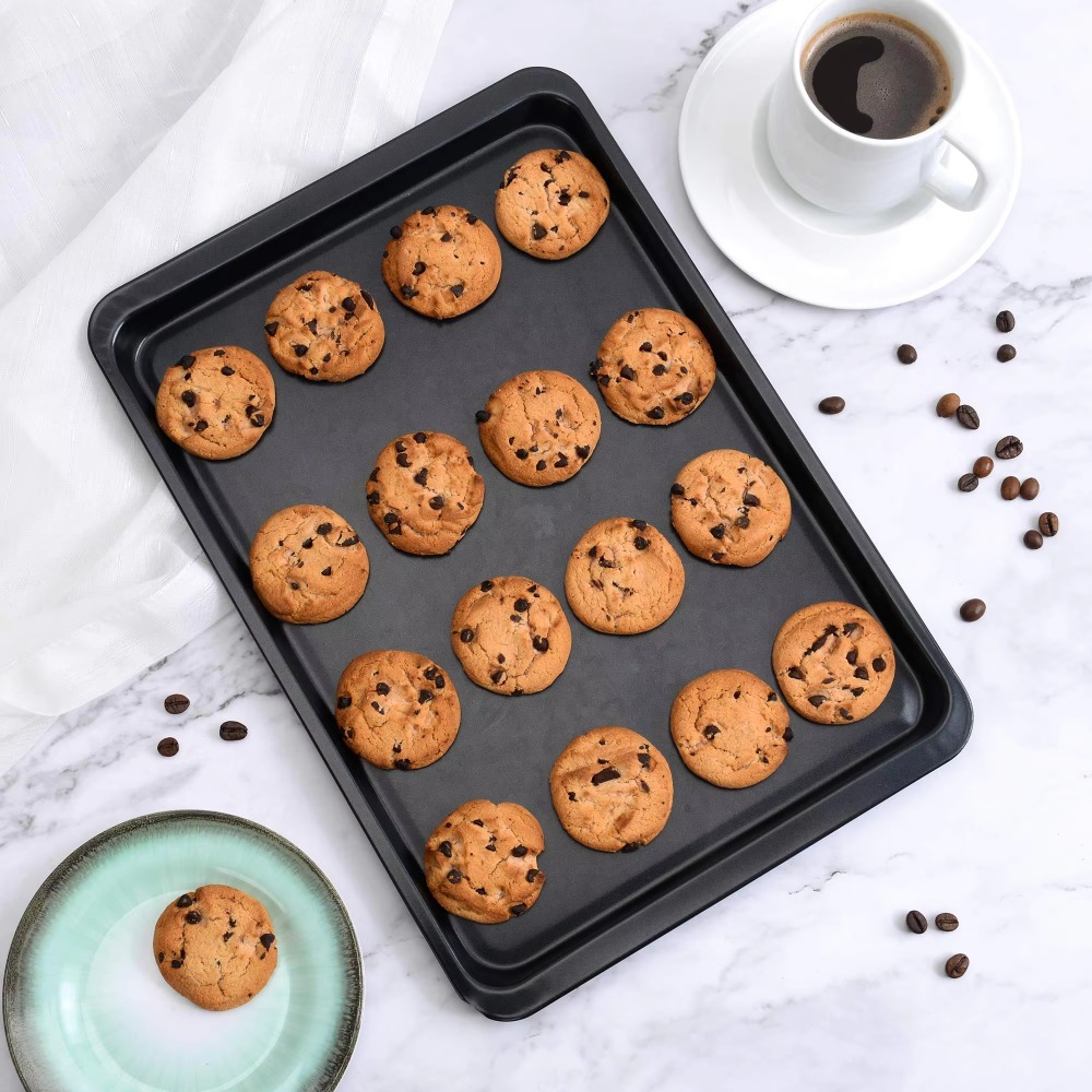 Easy Clean Rectangle Baking Pa - đánh giá và giá Tray Mold Rectangle