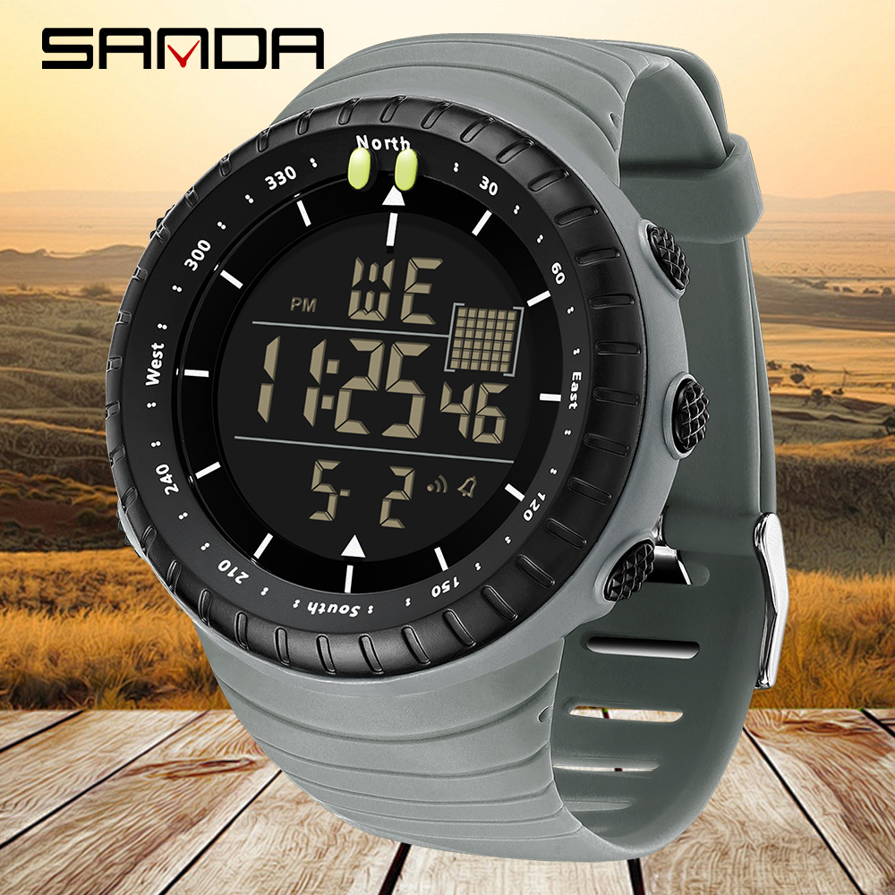 SANDA New 6256 Men's Electroni - đánh giá và giá Resin Art Underwater