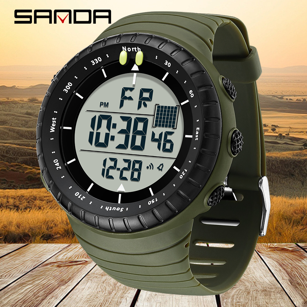 SANDA New 6256 Men's Electroni - đánh giá và giá Resin Art Underwater