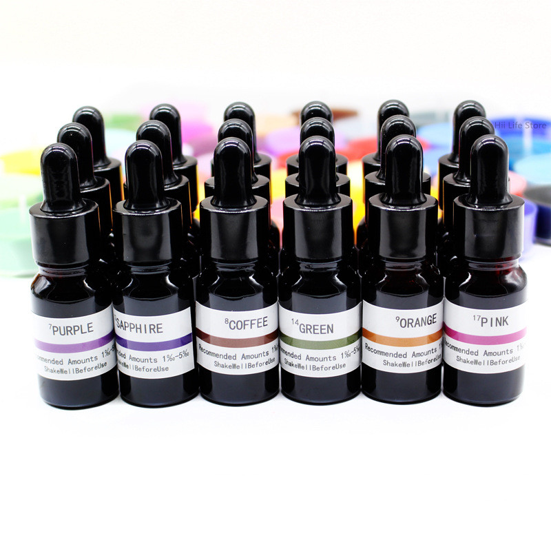 10ml Liquid Candle Dye High Co - đánh giá và giá Resin Dye Opaque