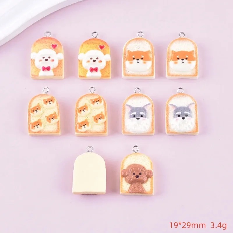 10Pcs Cute Toast Dog Resin Pen - đánh giá và giá Resin Art And Craft