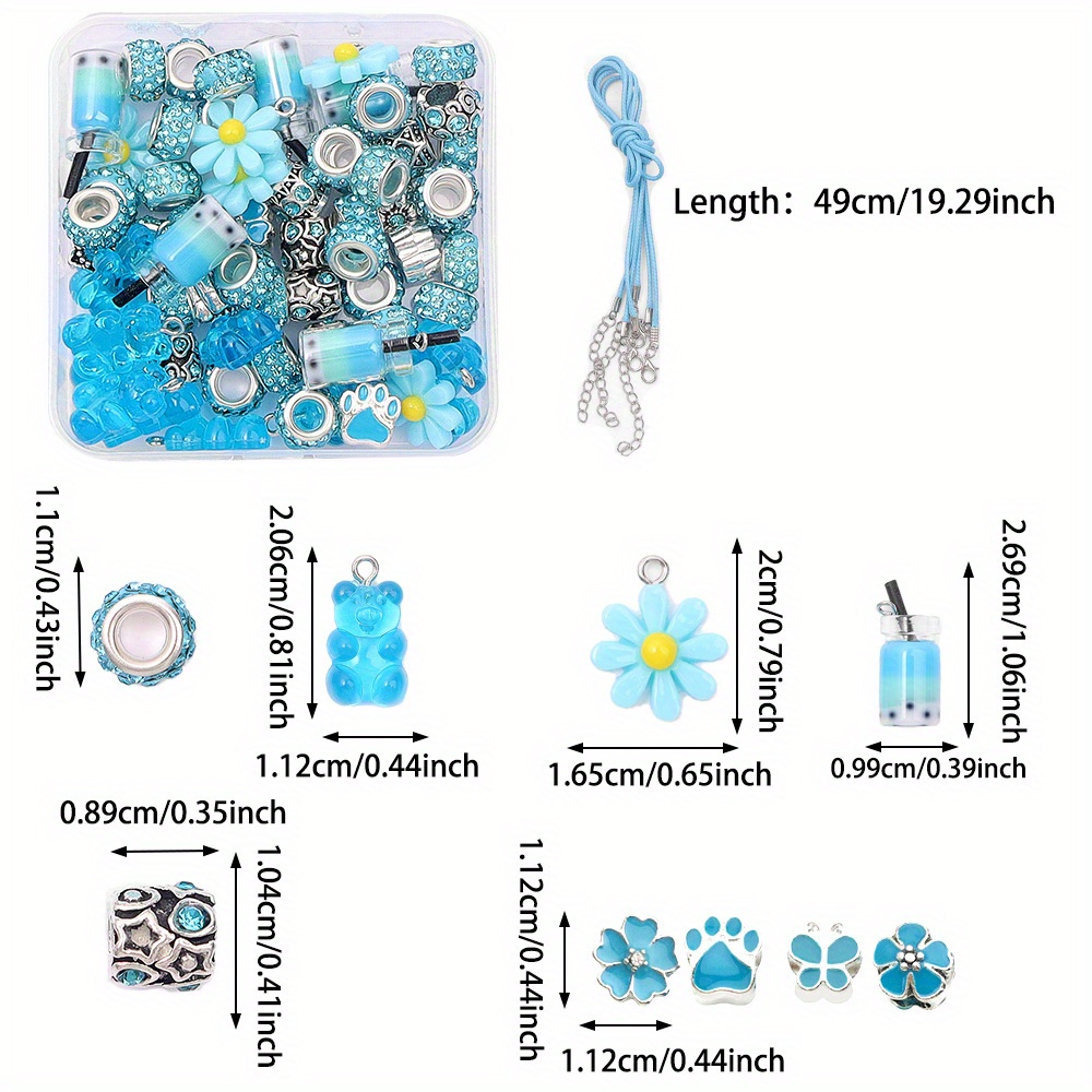 62pcs Mixed Color European Lar - đánh giá và giá Resin Art Beach Theme