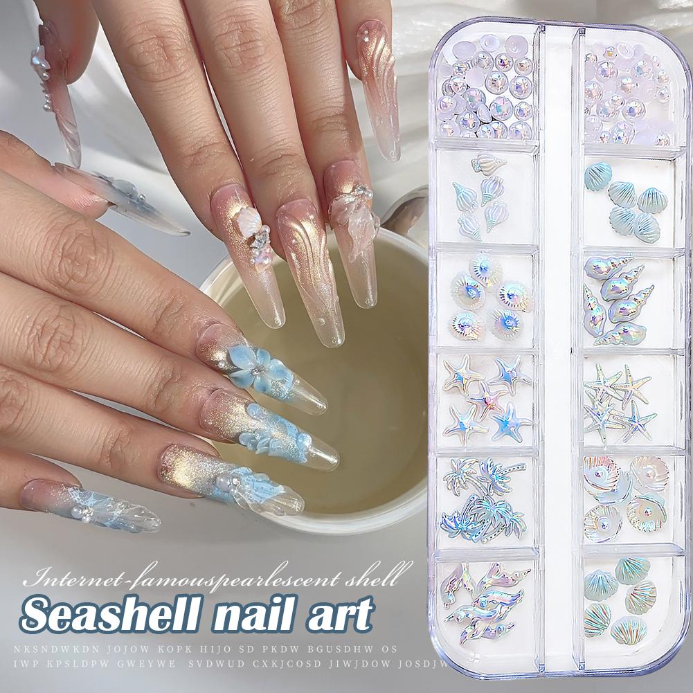 12 Grids/Box 3D Starfish And S - đánh giá và giá Resin Art Beach Theme