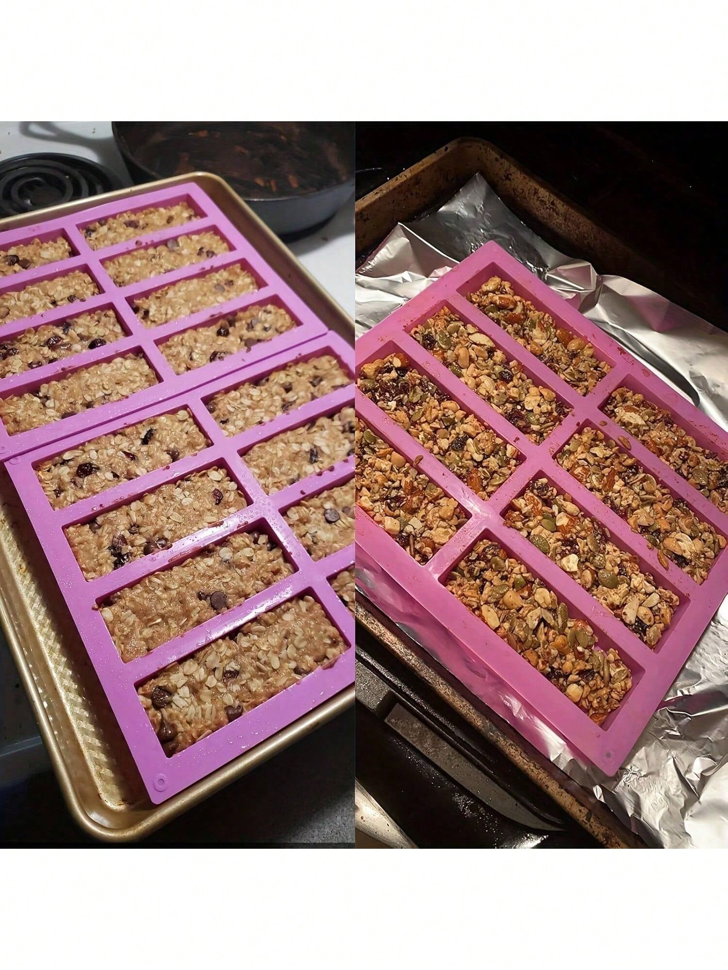 1pc Silicone Granola Bar Mold, - đánh giá và giá Tray Mold Rectangle