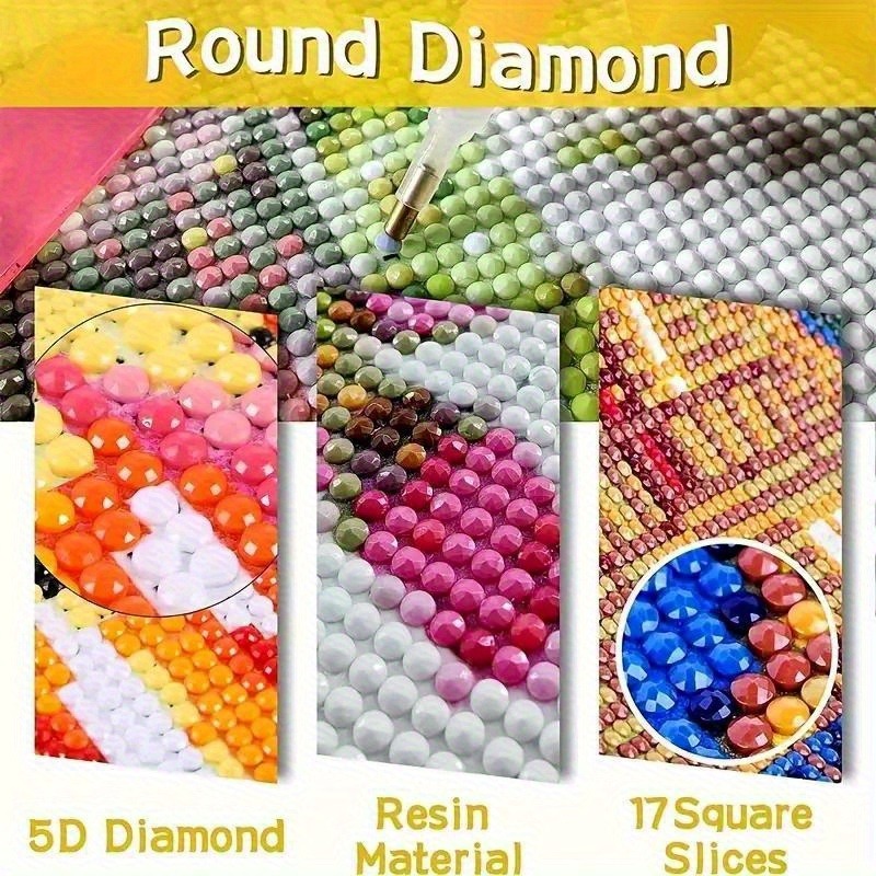 2D flat Retro Diamond Art, vin - đánh giá và giá Resin Art Meaning