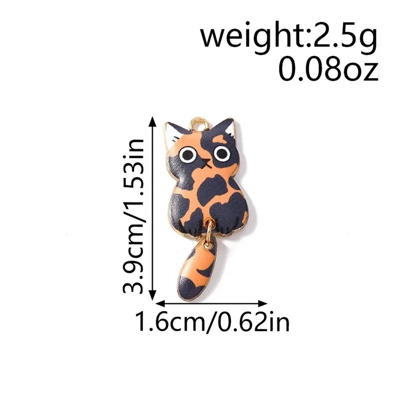 10Pcs 16×39mm Cute Cartoon Cat - đánh giá và giá Resin Art Jewellery