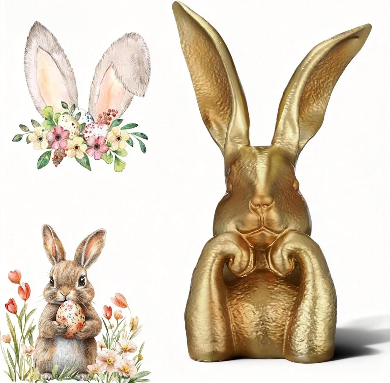 Gold Home Decor Resin Rabbit S - đánh giá và giá Resin Art Table
