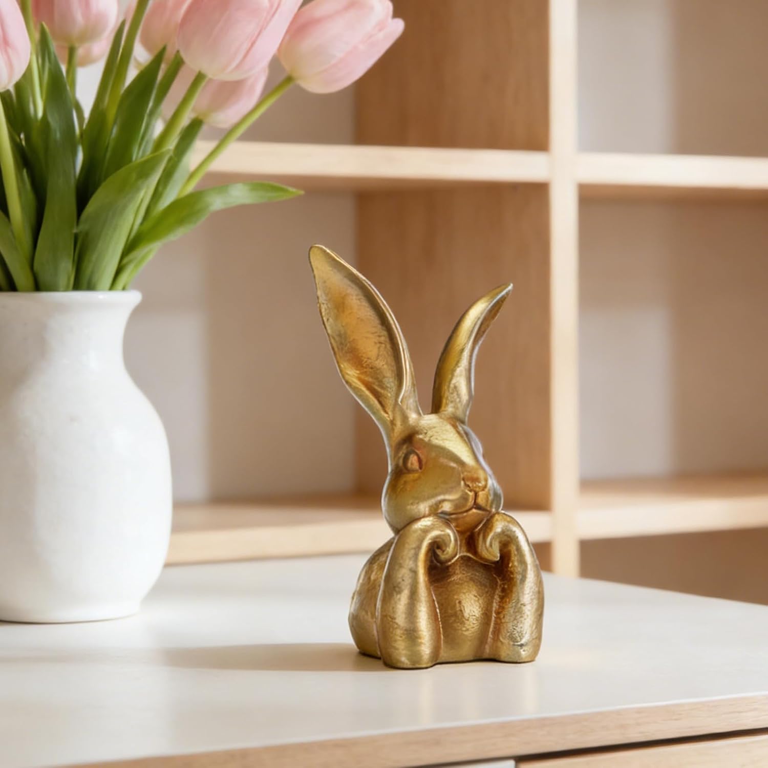 Gold Home Decor Resin Rabbit S - đánh giá và giá Resin Art Table