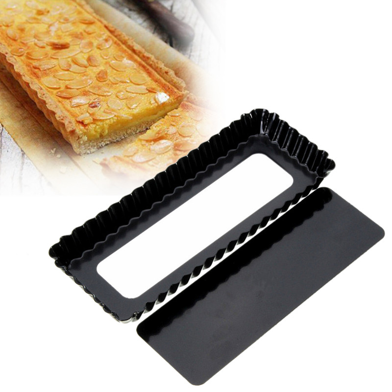 Fluted Pie Tart Pan Mold Bakin - đánh giá và giá Tray Mold Rectangle