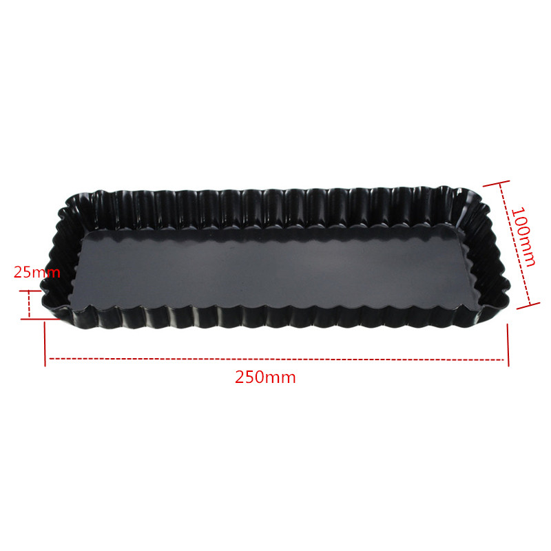 Fluted Pie Tart Pan Mold Bakin - đánh giá và giá Tray Mold Rectangle