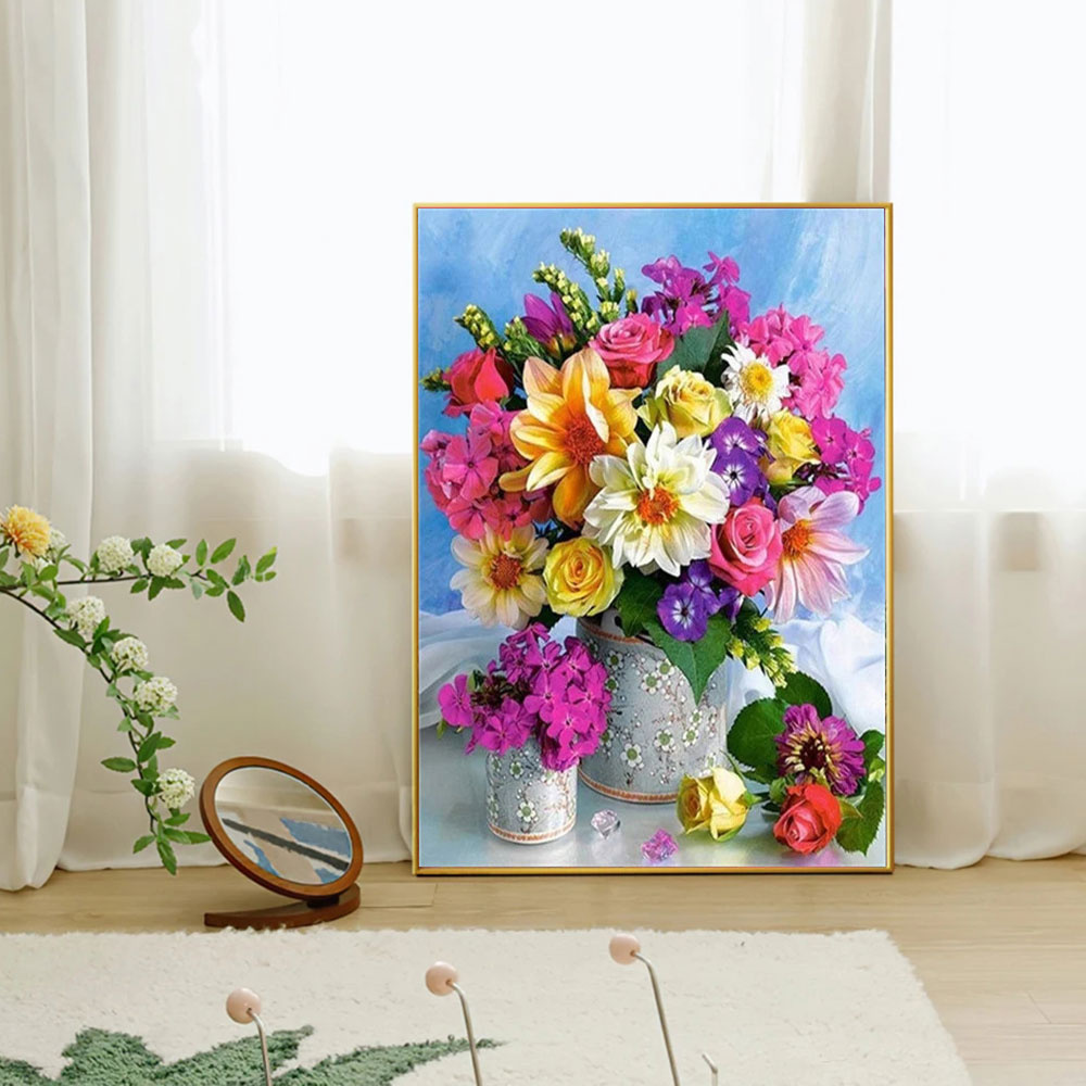 Full Diamond Mosaic Flower 5D  - đánh giá và giá Resin Art Flower
