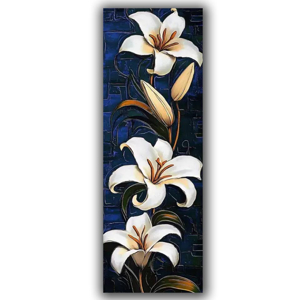 Vibrant white Lily Diy Diamond - đánh giá và giá Resin Art All
