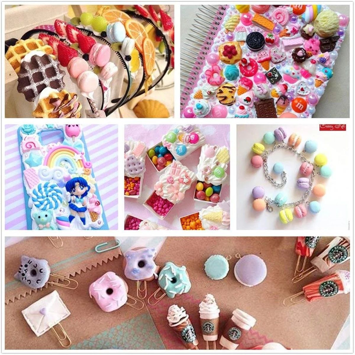 30pcs Random Candy Slime Charm - đánh giá và giá Resin Art Jewellery