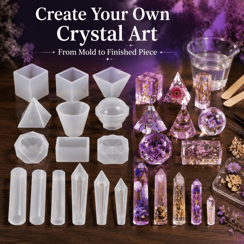 15pcs Crystal Resin Silicone M - đánh giá và giá Resin Art Jewellery