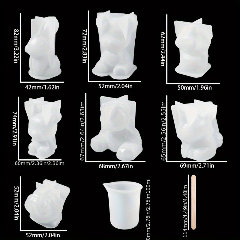 19pcs Resin-Made Mold Set, Sui - đánh giá và giá Resin Art Jewellery