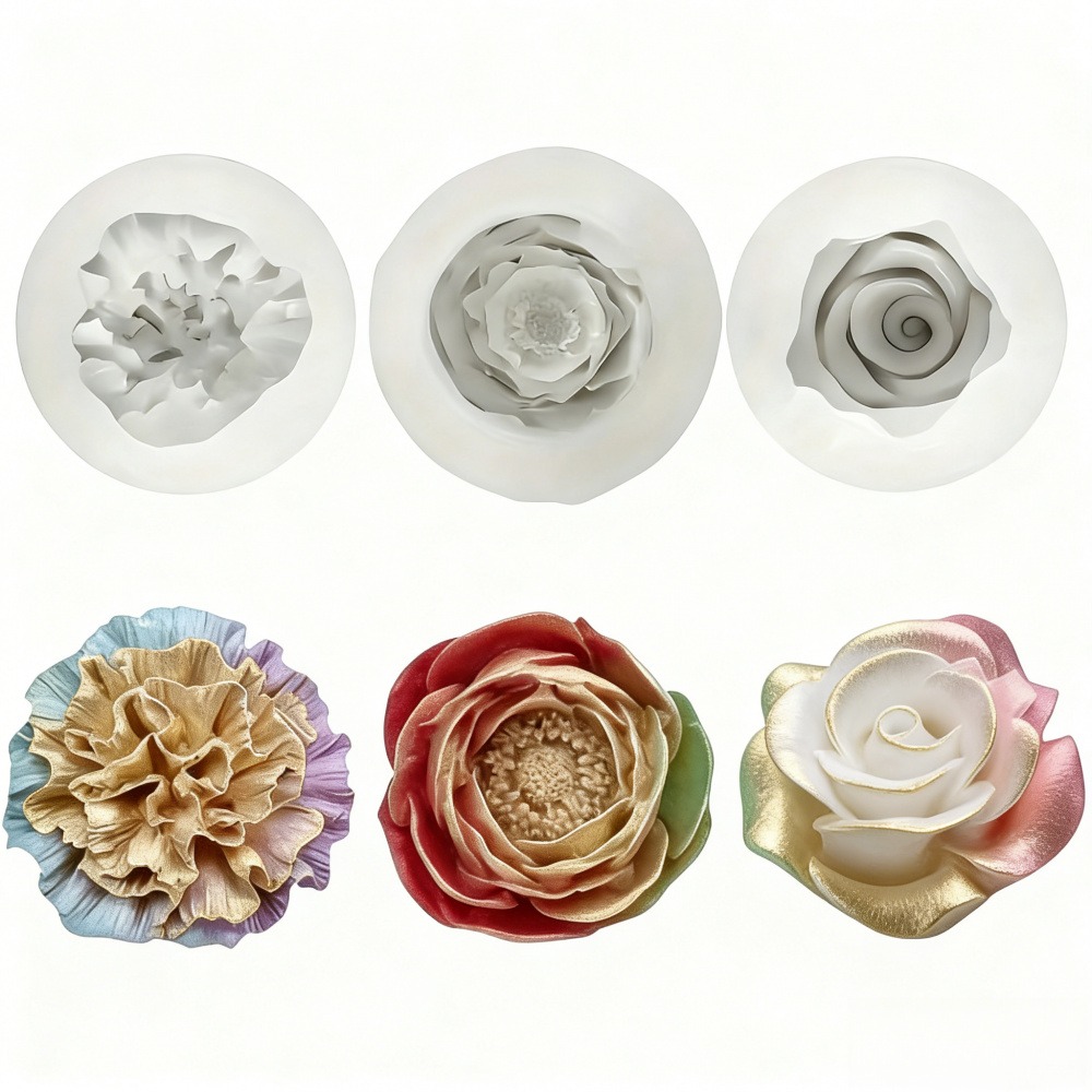 3-Piece Silicone Molds for Ros - đánh giá và giá Resin Art All