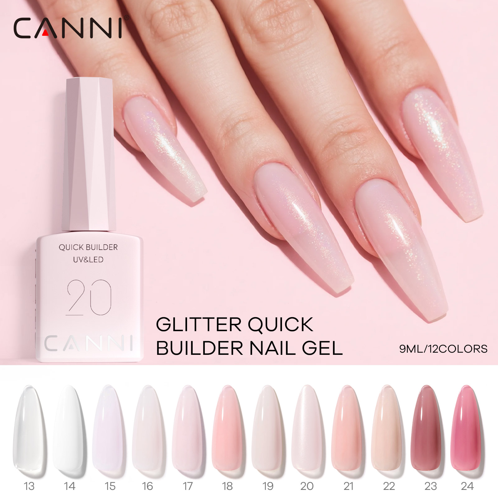 CANNI UV Construction Gel Fast - đánh giá và giá Resin Art All