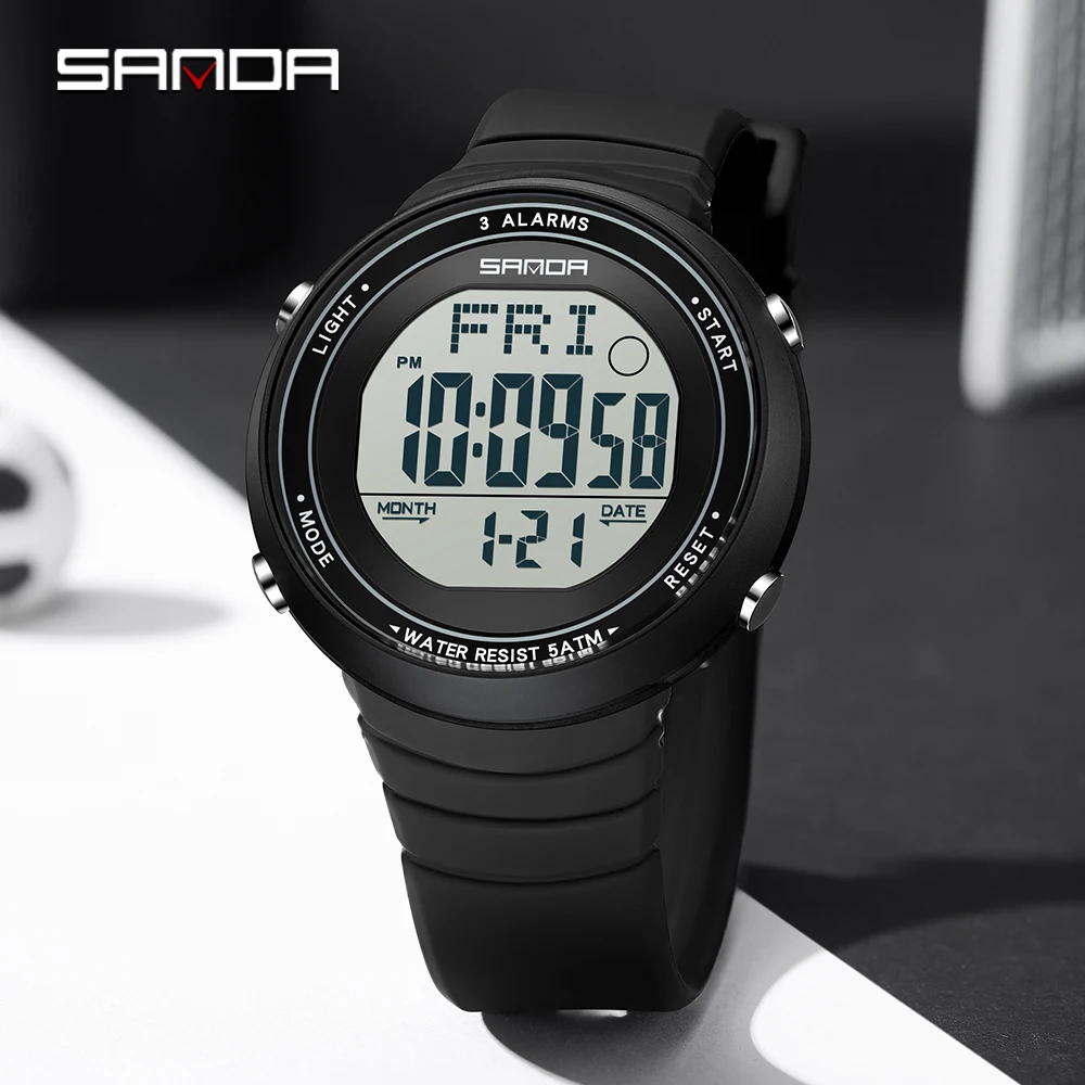 SANDA Digital Sport Watch for  - đánh giá và giá Resin Art Underwater