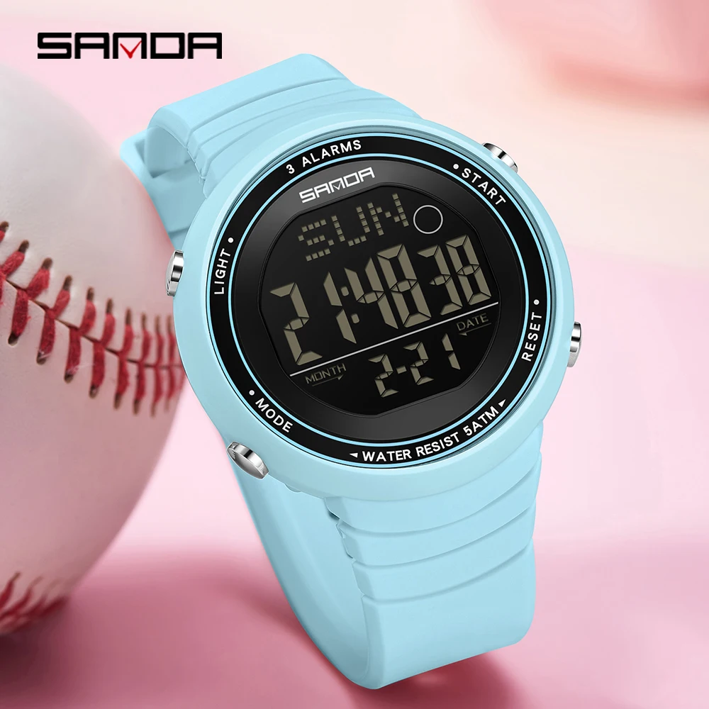 SANDA Digital Sport Watch for  - đánh giá và giá Resin Art Underwater