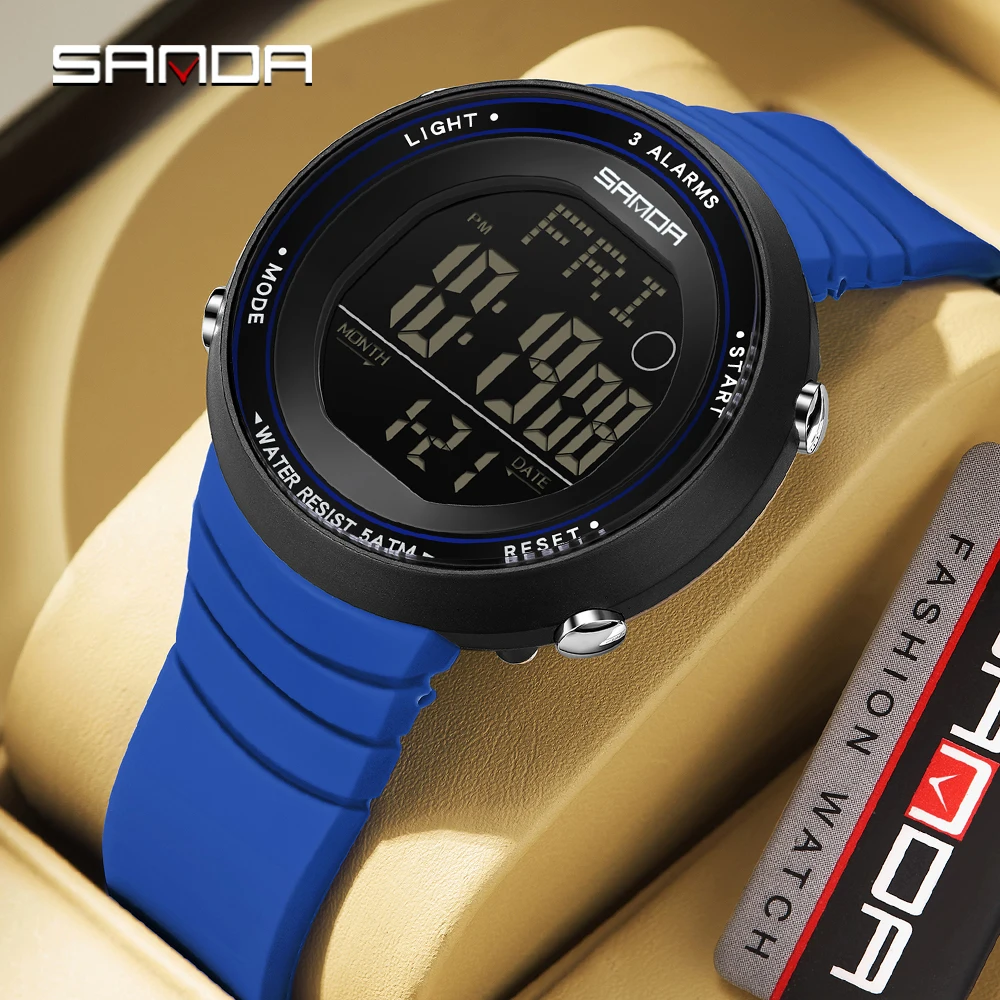 SANDA Digital Sport Watch for  - đánh giá và giá Resin Art Underwater