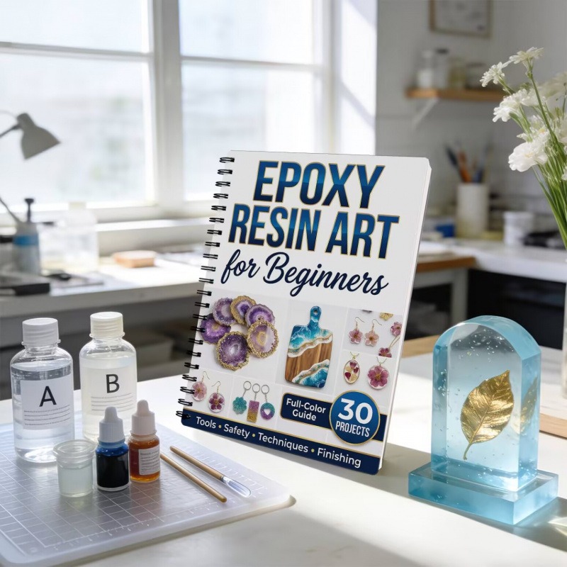 Epoxy Resin Art Handbook Begin - đánh giá và giá Resin Art Learning