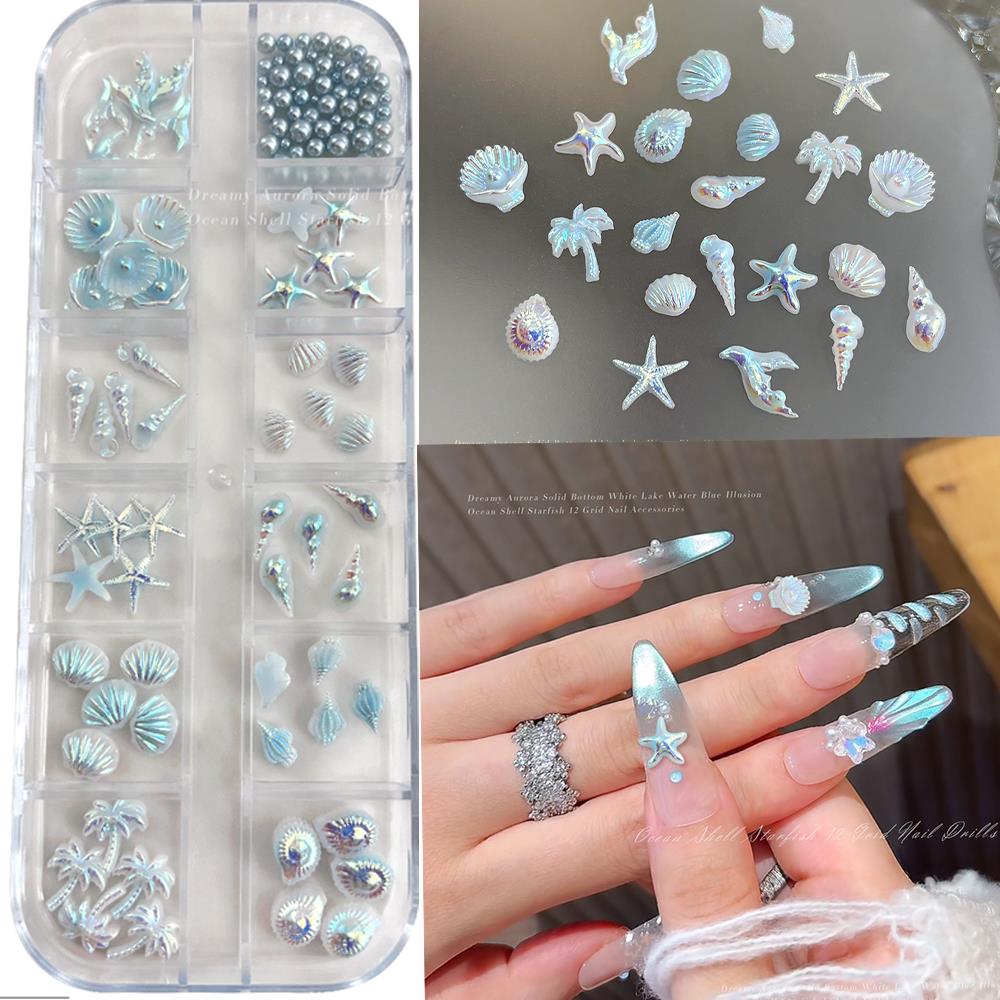 12Grids 3D Mixed Ocean Style N - đánh giá và giá Resin Art Beach Theme