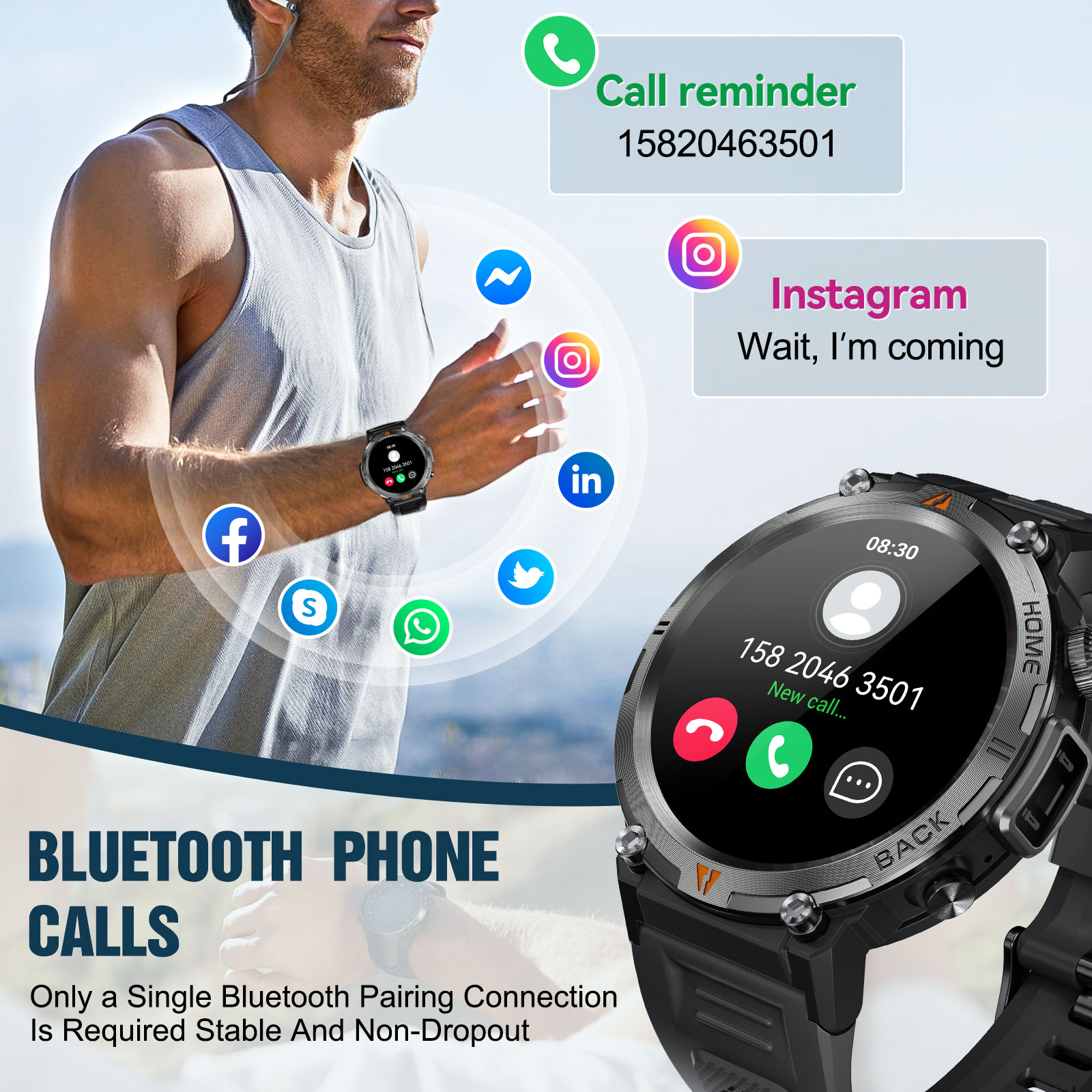 EIGIIS KE3 Bluetooth Call Smar - đánh giá và giá Resin Art Underwater