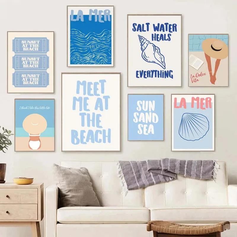 Seashells Meet Me At The Beach - đánh giá và giá Resin Art Quote
