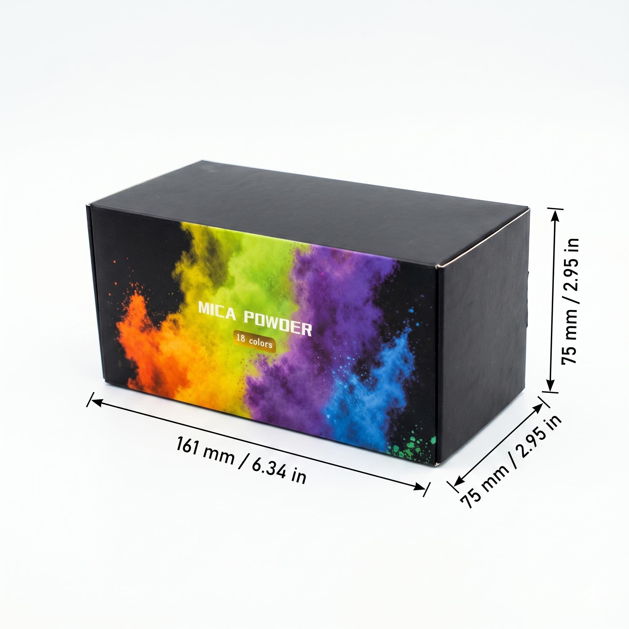 18 Colors Mica Powder Set with - đánh giá và giá Mica Flake Resin