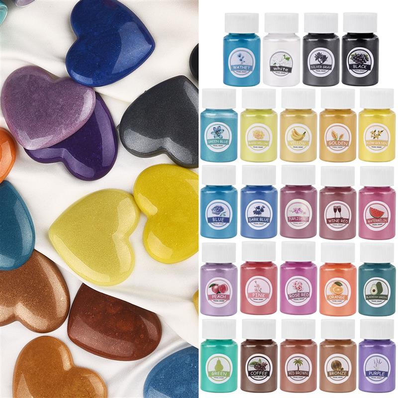 24 Màu Nhựa Dính Thuốc Nhuộm M - đánh giá và giá Resin Dye Opaque